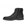 Ghete barbati sport casual din piele naturala cu siret si fermoar (imblanite) Corsa - GKR95N